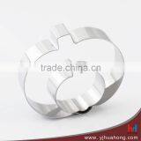 2 Pcs Stainless Steel Apple Shaped Cookie Cutter Set,Biscuit Cutter Set (HCM-M28) thumbnail-2