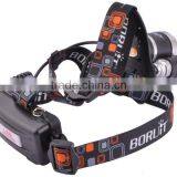 Boruit RJ-3000 3xT6 LED 920Lm 4 Mode High Power Rechargeable Headlamp thumbnail-3