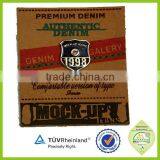 Wholesale Price Famous Brand 2015 High Quality Leather Labels for Jeans Pants