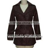 2014 Long Leather Jacket for Women Wholesale thumbnail-1