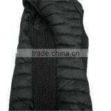 Black Color Nylon Fuir Lining Women Hoody Vest for Winter thumbnail-3