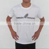 100%cotton White t Shirt With Printing ,custom Print T-shirt thumbnail-1