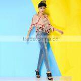 HOYUGO 2015 Two Color Fancy Fashion Top Women Frock Top thumbnail-5