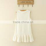 2017 Latest Wholesales Price Pattern White Children Frocks Design Monther and Kids Dress thumbnail-5