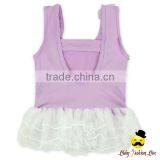 Kids Purple Ruffle Diaper Little Girl Breathable Cotton Swimwear Beach Shorts thumbnail-3