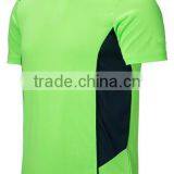 2016 Mens Casual Dry Slim Fitness Custom Blank Gym Short Sleeve T Shirt 100% Polyester thumbnail-2