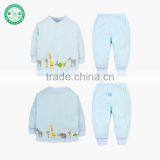 100% Cotton Animal Pattern 2 Pcs High Quality Children Pajamas Baby Wear thumbnail-2