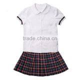 Juqian Custom Logo Wholesale Lovely Summer Full Cutton Primary Kindergarten Kids Girls School Dresses Designs thumbnail-1