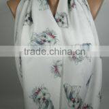 Dog Print Scarf Yorkshire Terrier Infinity Scarf Loop Scarf Winter Scarf Scarf Women Fashion Accessories Valentines Day Gift Ide