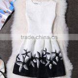 Women Fashion Retro Summer Floral Print Cocktail Party Dress thumbnail-1