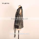 New Arrival Leopard Pattern Printed Ladies Loose Chiffon Style Blouse thumbnail-2
