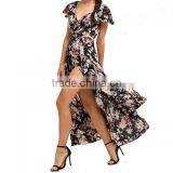 2017 One-piece Dress Deep V Lastest Dress Designs thumbnail-2