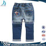 2017 Hot New Product Baby Girl Clothes Pure Denim Long Trouser Skinny Child Jean thumbnail-3