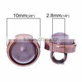 Wholesale Round Purple Pearl Imitation Resin Shank Button thumbnail-2