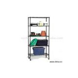 Sell 5-Tier Black Powder Coated Home Wire Shelving System
