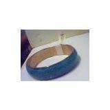 Philippines 3/4 Inch Snake Skin Bangle thumbnail-1