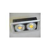 Dimmable COB LED Ceiling Lights, Grill LED Downlight, Energt Efficient Lamp, High Power Interior Lighting thumbnail-1