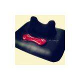 YK-168B Black Shiatsu Neck PU Massage Pillow thumbnail-1