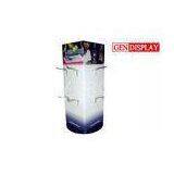 Promotional 3 Side Counter Display Stands For Hanging Items