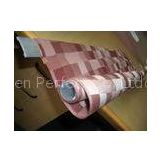 Manual Fabric Patterned Roller Blind Beige With PVC Coating