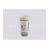 250ml Costa Coffee / Cold Drink Paper Cups Red With Flexo / Offset Printing