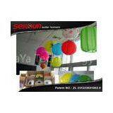 90 Lumens 3 LED Lights Nylon Solar Lantern for Festival Decoration thumbnail-1