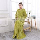 Women's Hooded Thick Robe in 2017 Winter thumbnail-1