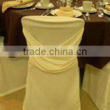 Ivory Scuba Chair Cover With Cross on the Back Wedding Chair Cover Fashion Scuba Chair Cover