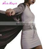 Fast Delivery Black Khaki Gray Knitting Waist Belt Sexy Mature Corset Women thumbnail-2