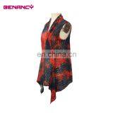 2017 Multi-color Mesh Print No-close Cardigan for Women thumbnail-2