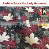 Stretch Fabric Recycled Polyester Rayon Spandex T/R Yarn Dyed Jacquard Stretch Knit Polyester Fabric thumbnail-2