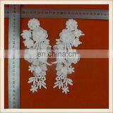 Hot Sale Wholesale Artificial Flower Lace Design Neck Patches White Neck Collar for Garment thumbnail-6