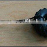 Tyre Silicone Keychains With Metal Clip