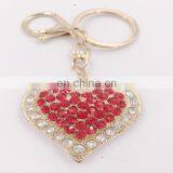 Heart Shape Key Chain With Pendants Cute Key Chain For Souvenir