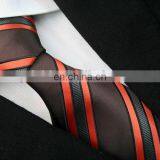 Men's Fashion Striped Skinny Ties Men Business Polyester Slim Necktie Custom High Quality Brand Factory Neck Tie Cheap Price thumbnail-1