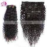 Clip in Human Hair Extensions Kinky Curl Mongolian Kinky Curly Hair thumbnail-5