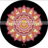 Eco Friendly Good Texture Digital Printing Round Suede Natural Rubber Yoga Mat thumbnail-6