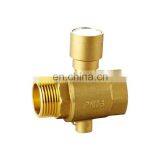 Brass Magnetically Controlled Locking Trunnion Ball Valve Gas Ball Valve thumbnail-3