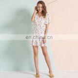 Women Summer High Quality Floral Dress and Lady Dress Wholesale Casual Dress thumbnail-5