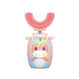 2020 Intelligent Clean Teeth 360 Degrees Cartoon Automatic U-shaped Sonic Children Kids Electric Toothbrush thumbnail-5