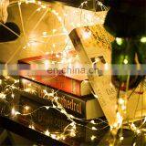 2M LED String Light Silver Wire Fairy Battery Operated Mini Lights Warm White Garland Home Christmas Wedding Party Decoration thumbnail-4
