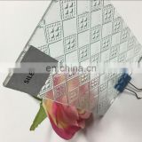 4mm 5mm 6mm clear silesia pattern glass