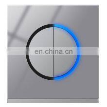 Random Click On / Off Wall Light Switch With LED Indicator Pass Through Switch Switched ABS Panel,2 Gang 2 Way thumbnail-3