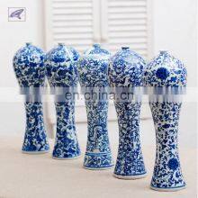 MIni blue and white handwork living room decoration ceramic vase