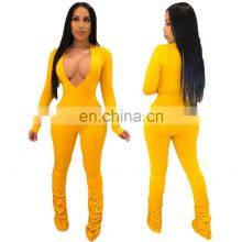 Wholesale Burst Leg Pleat Pure Color Sexy Leotard Jockstrap Jockstrap Home Pants thumbnail-3