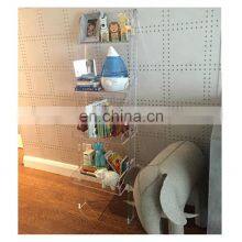 Clear Acrylic Lucite Victoria Ladder Shelf Acrylic Bookshelf