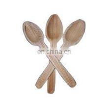 100% Natural Eco Friendly Areca Palm Leaf Spoon From Vietnam/ Disposable Areca Palm Leaf Spoon Dinnerware thumbnail-5