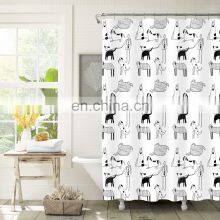 New Design Waterproof Polyester Shower Curtain for Kids thumbnail-1