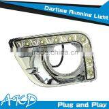 AKD Car Styling for Toyota Prado LED DRL 2010-2012 Prado LED DRL Prado LC200Daytime Running Light Good Quality LED Fog lamp