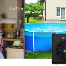 3kw Mini Pool Heater, Air Source Heat Pump, Injection Molded Plastic Casing thumbnail-4